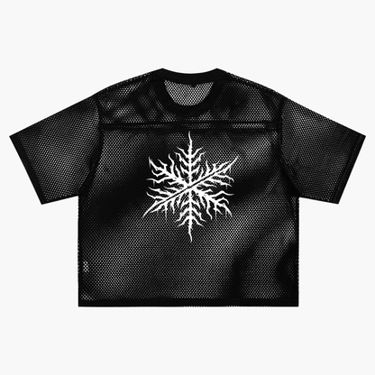MTL See-through Boxy Net T-Shirt