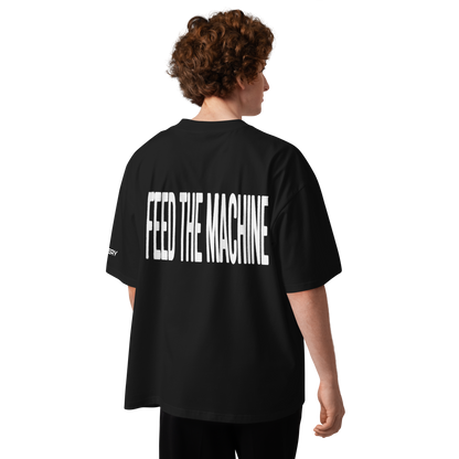 FEED THE MACHINE Oversized high neck t-shirt